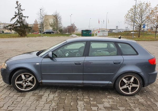 Audi A3 cena 14000 przebieg: 220000, rok produkcji 2007 z Gdańsk małe 79